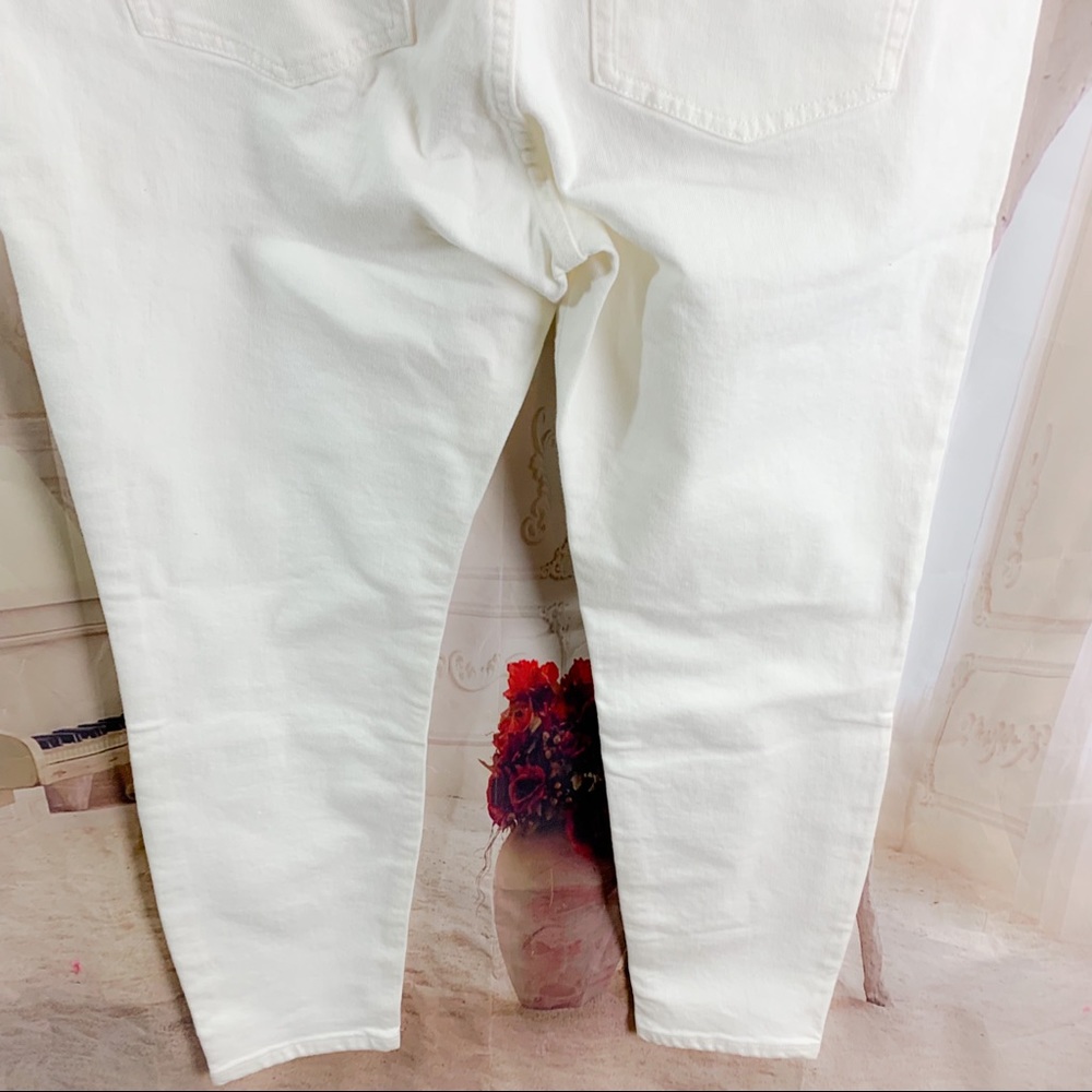 NEW EVERLANE White Mid-rise Skinny Jeans - Picture 7 of 10